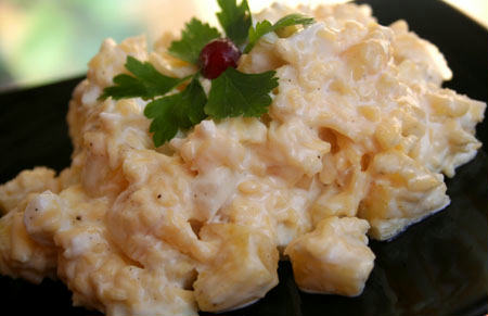 Салат курица с ананасом и сыром чеснок Салат курица с ананасом и сыром чеснок